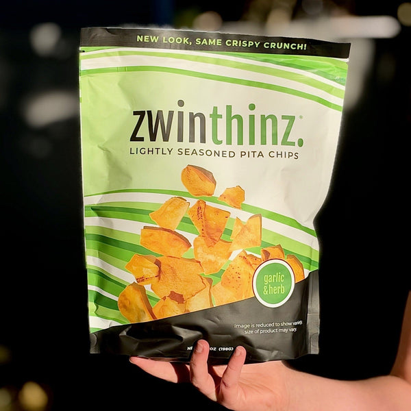 ZWINTHINZ GARLIC & HERB PITA CHIPS (7 Oz)