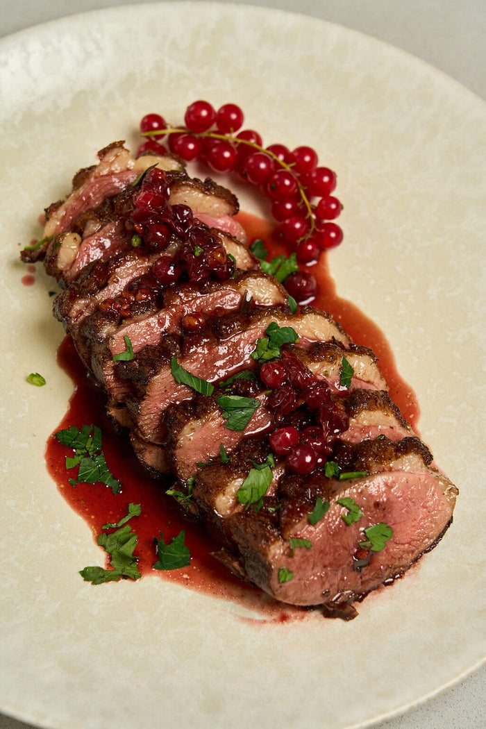Duck Breast Recipe: Magret with Red Currant Reduction