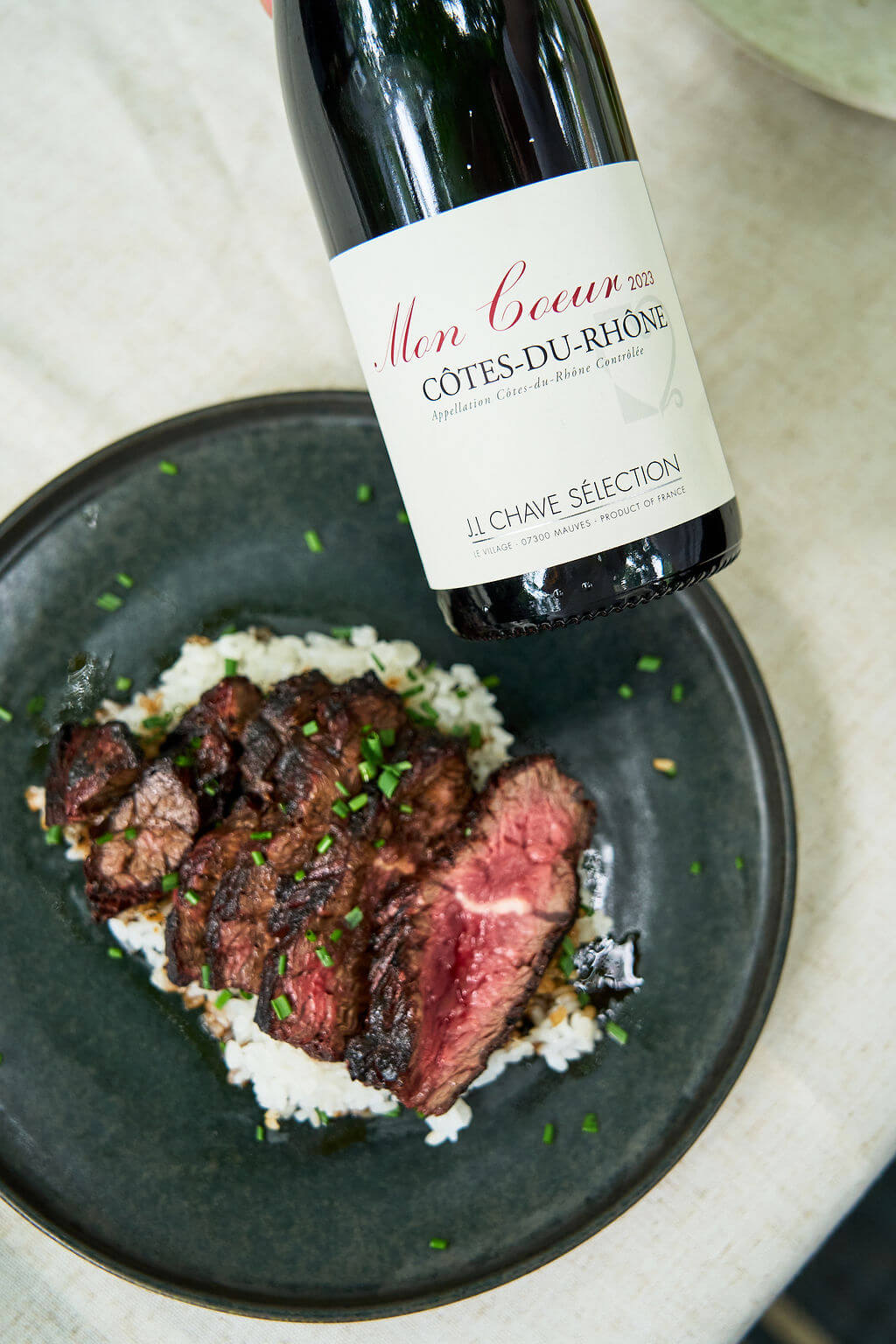 Steak with a Soy Reduction