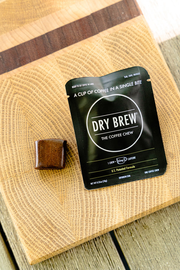 CHEWABLE DRY BREW COFFEE IN A BITE