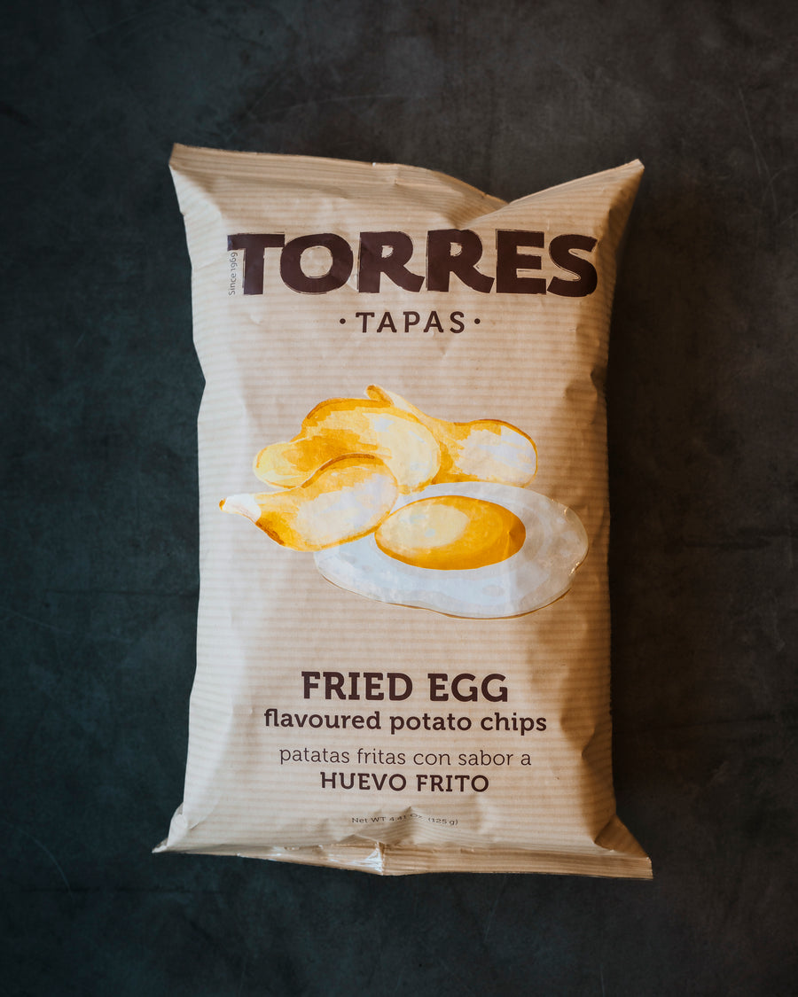 TORRES -TAPAS FRIED EGG POTATO CHIPS
