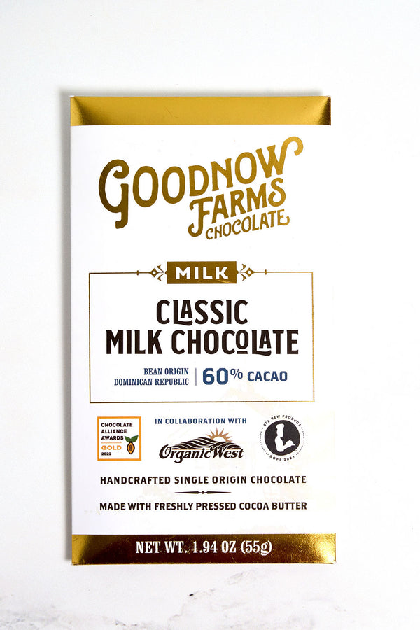 CLASSIC MILK CHOCOLATE BAR,  55% DOMINICAN REPUBLIC CACAO