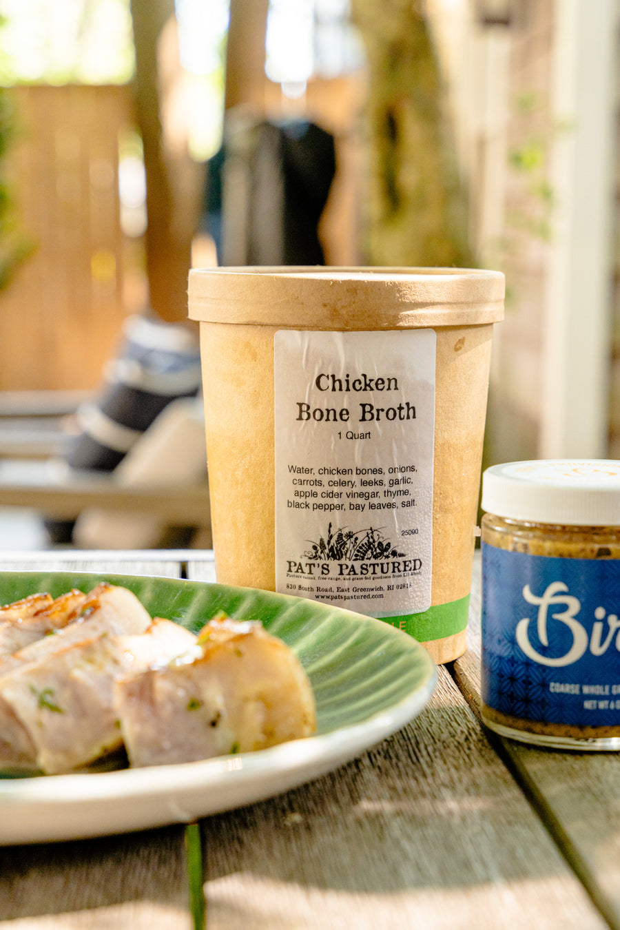 CHICKEN BONE BROTH (1 QUART)